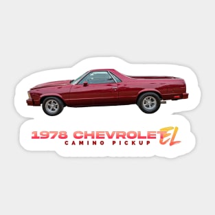 1978 Chevrolet El Camino Pickup Sticker